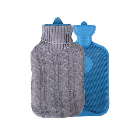 Optimal Rubber Hot Water Bag + Knitted cover