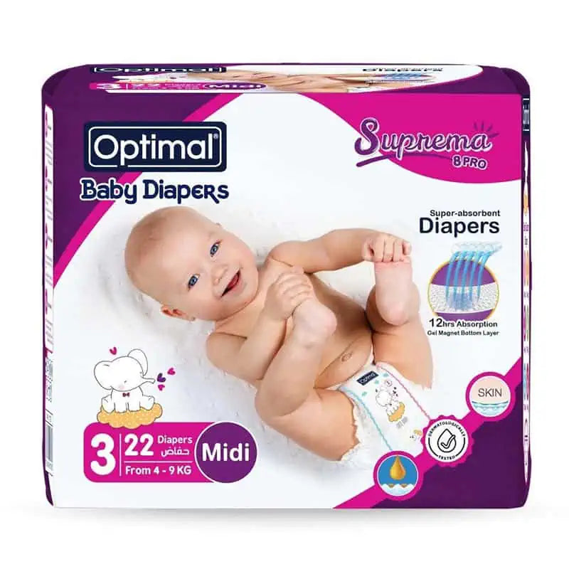 Optimal Baby Diapers Midi 4-9 Kg