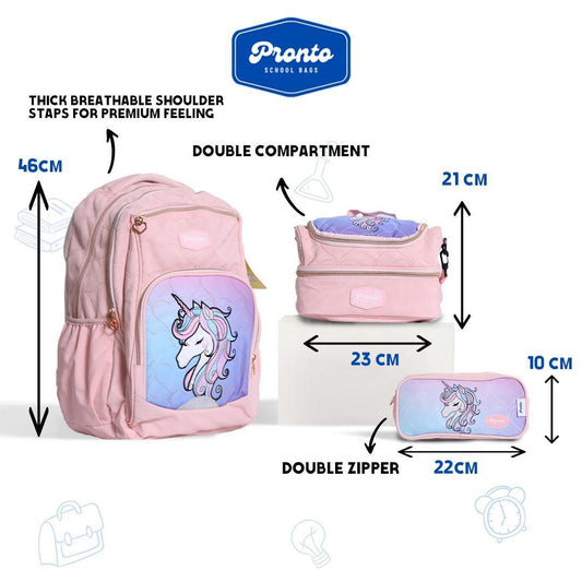 Backpack 46cm 3pcs Set