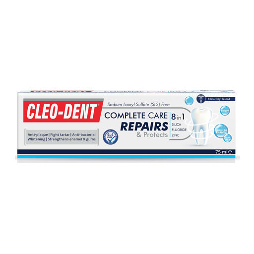 Cleo-Dent Complete Care 8 In 1 Toothpaste (75ml)