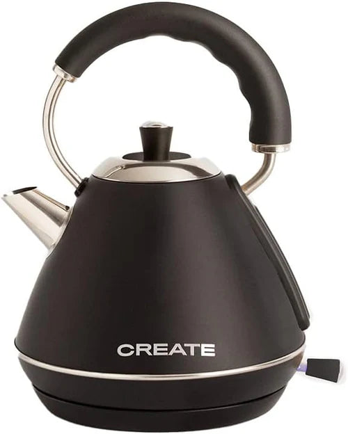 CREATE Retro Stylance 1L Electric Kettle, Black