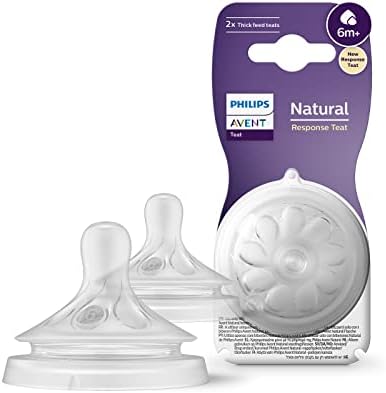 Avent Natural Response Nipple Thick Feed 6m+