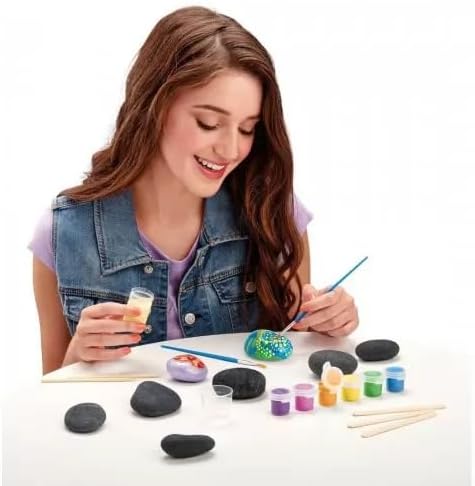 Cra-Z-Art Shimmer ‘n Sparkle Inspirational Rock Art Activity Kit for Kids