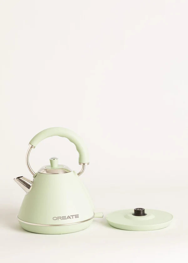 CREATE Retro Stylance 1L Electric Kettle, Green