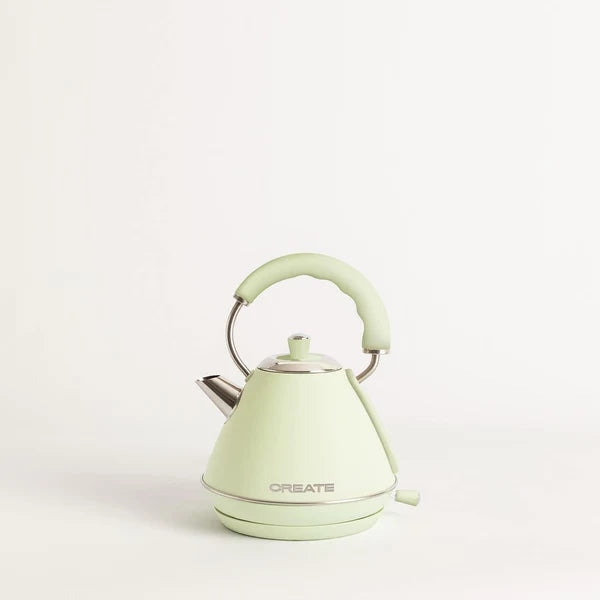 CREATE Retro Stylance 1L Electric Kettle, Green