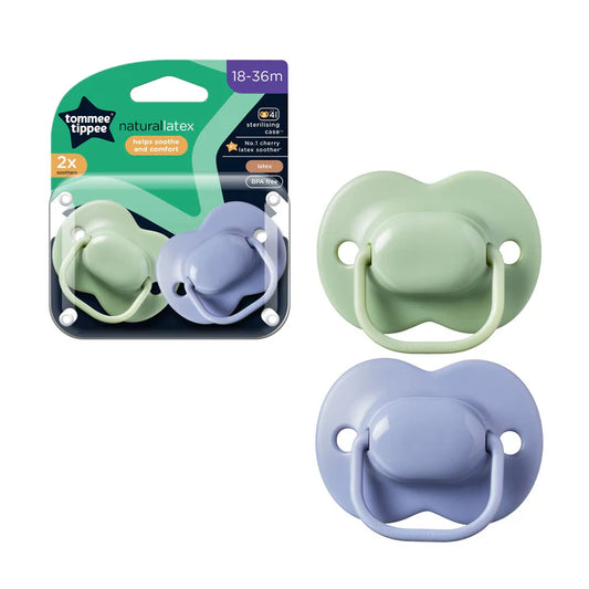 Tommee Tippee Cherry Latex Soother 2x18-36M