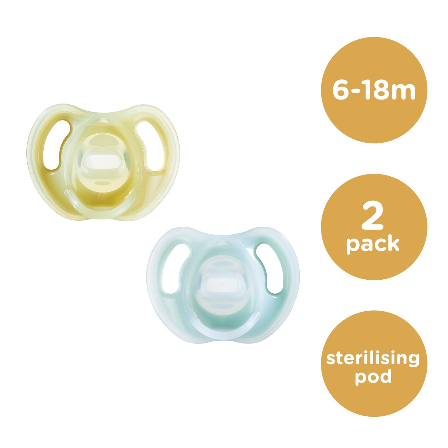 Tommee Tippee Ultra-Light Silicone Soother 6-18m