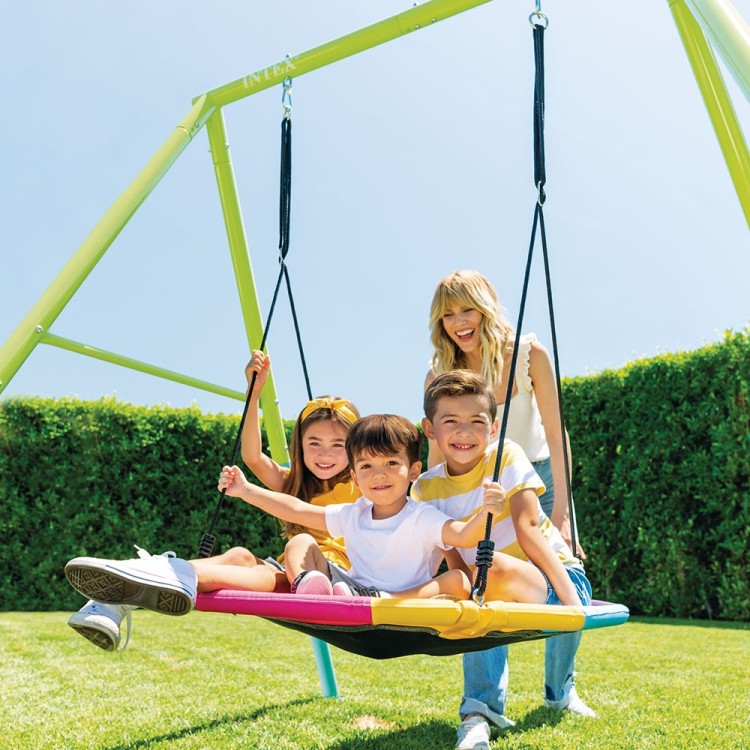 Intex Swing set with 1 bird's nest apparatus in colors