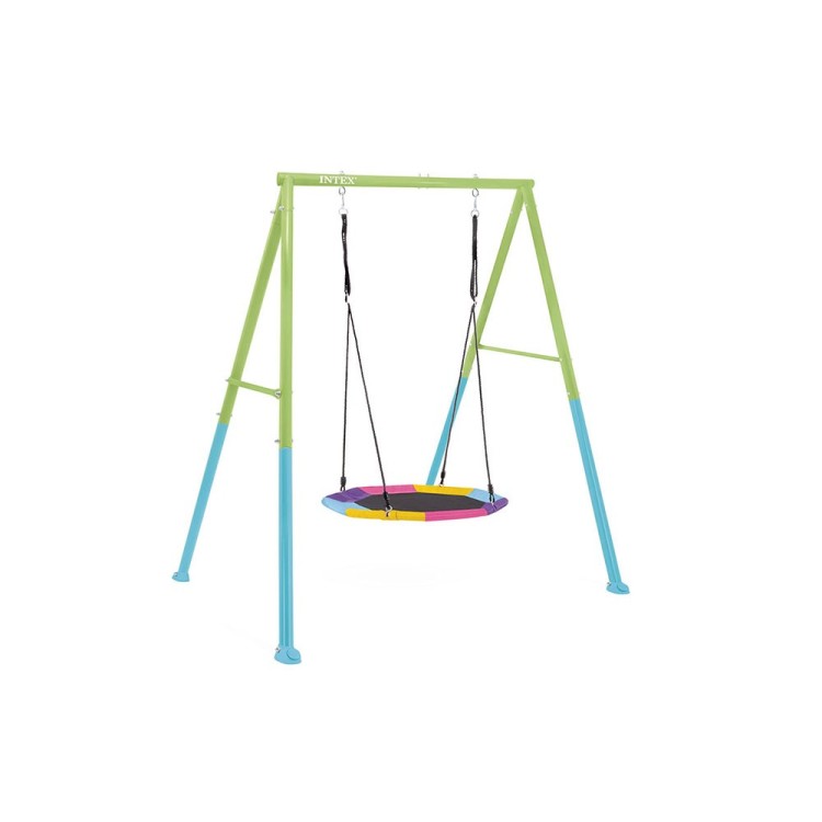 Intex Swing set with 1 bird's nest apparatus in colors