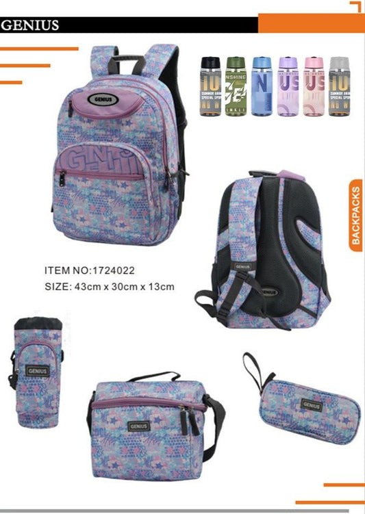 Backpack 43cm 5pcs Set