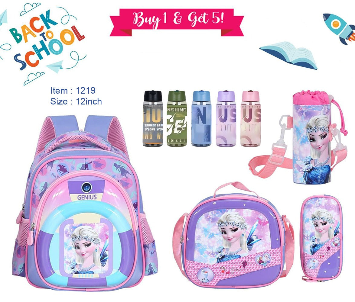 Character Backpack 30cm 5pcs Set