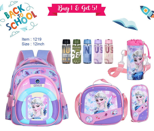 Character Backpack 30cm 5pcs Set