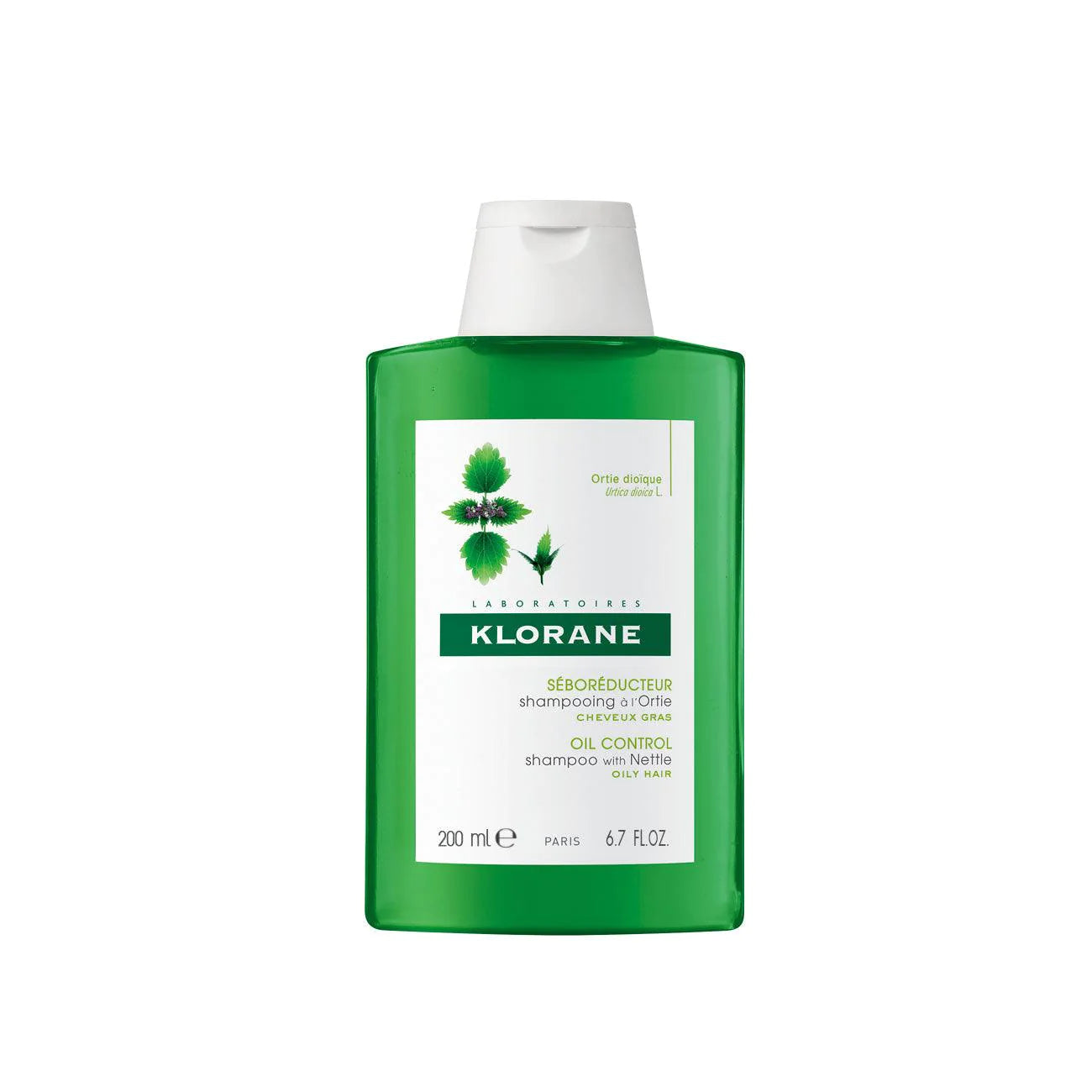 KLORANE Oil Control Shampoo with Nettle - Oily Hair 200ml