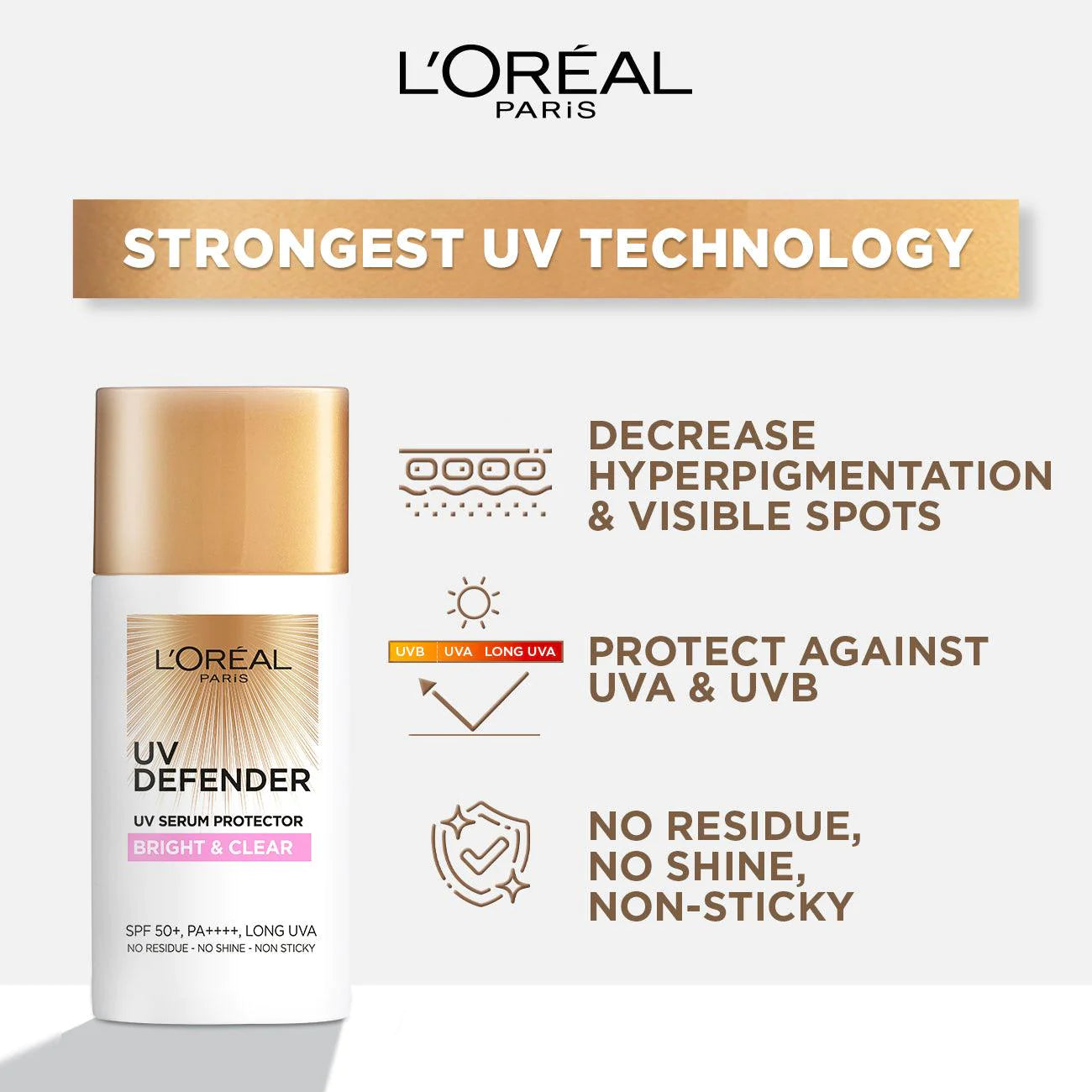 L'Oreal Paris UV Defender SPF50