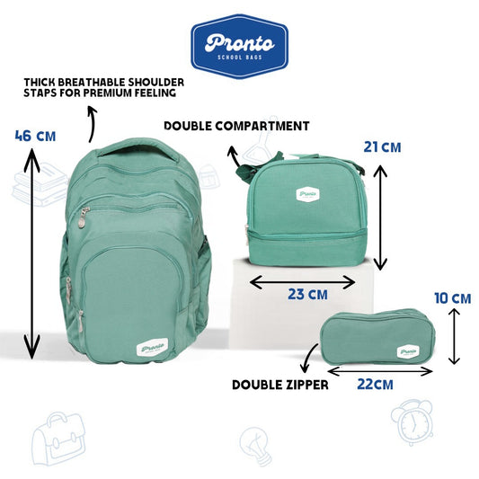 Backpack 46cm 3pcs Set