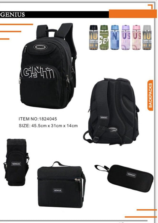 Backpack 45.5cm 5pcs Set