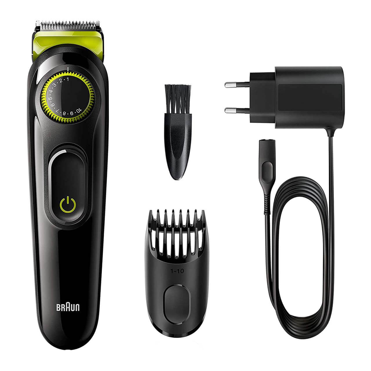 Braun Beard Trimmer 3 for Face and Hair with precision dial