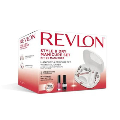 REVLON Style and Dry Manicure and Pedicure Set