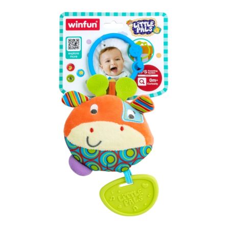 Winfun Round Patch the Giraffe Teether Rattle