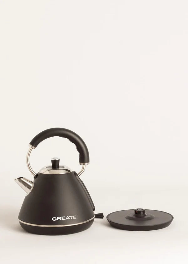 CREATE Retro Stylance 1L Electric Kettle, Black