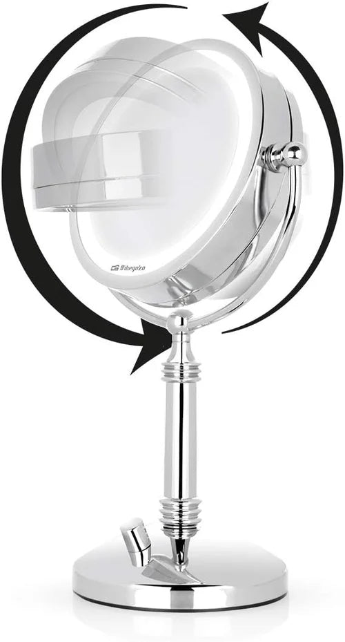 ORBEGOZO Mirror With 2 Sides + LED Light