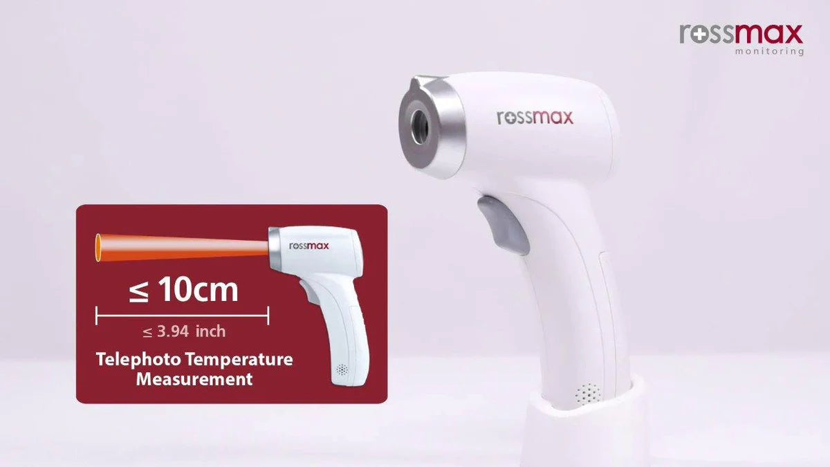 Rossmax Non-Contact Telephoto Thermometer 1 sec. measurement time