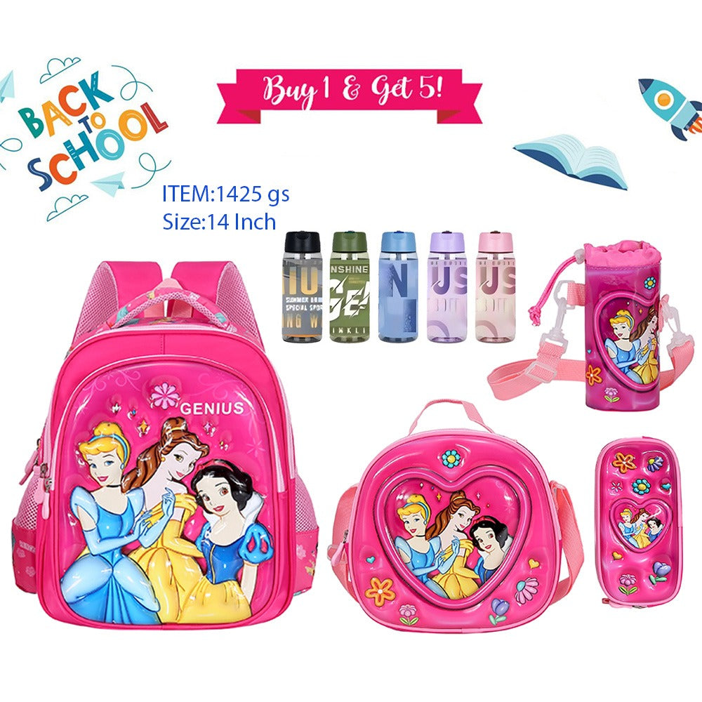 Character Backpack 36cm 5pcs Set