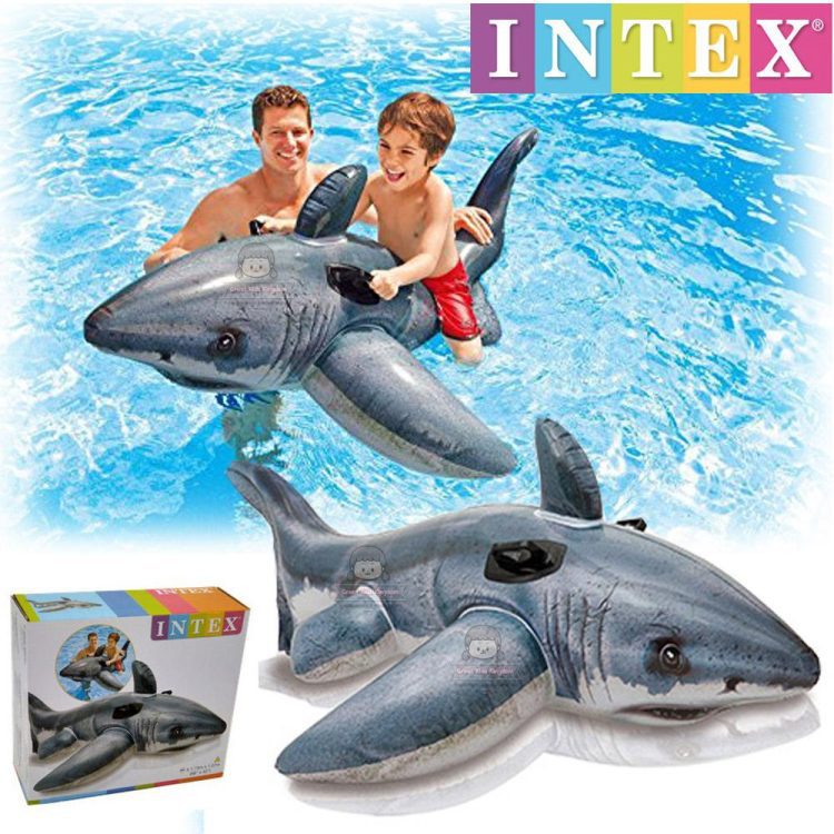 Intex Inflatable Great White Shark Rider Ride On
