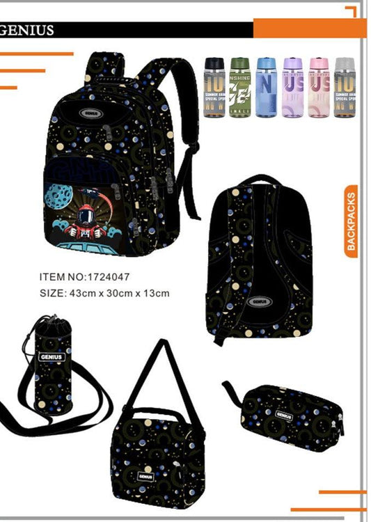 Backpack 43cm 5pcs Set