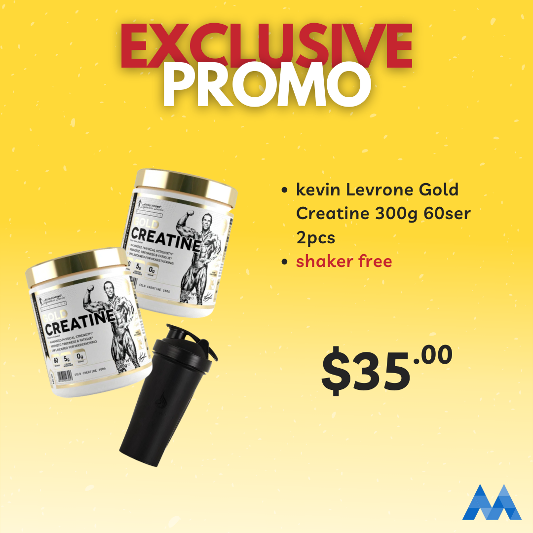 kevin Levrone Gold Creatine 300 g 2pcs + Free Shaker