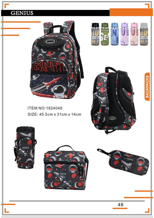 Backpack 45.5cm 5pcs Set