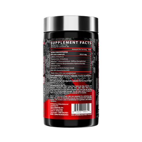 Nutrex Lipo6 Black Ultra Concentrate RED