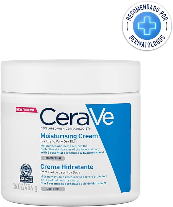 CeraVe Moisturizing Cream Pot, Rich cream for dry to very dry skin
