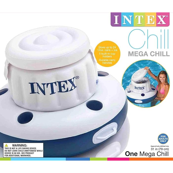 Intex Mega Chill Inflatable Floating Beverage Cooler