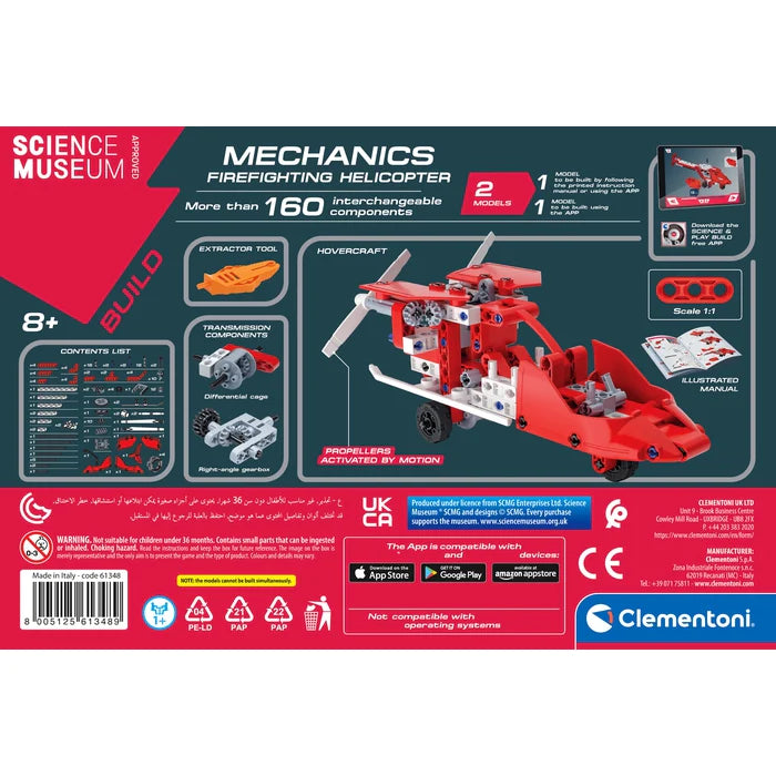 Clementoni Mechanics Firefighting Helicopter