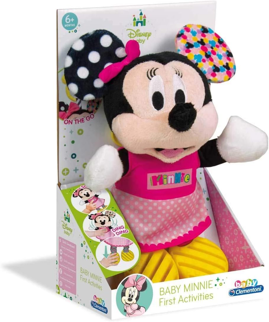 Clementoni Disney Baby Minnie First Activities Soft Toy