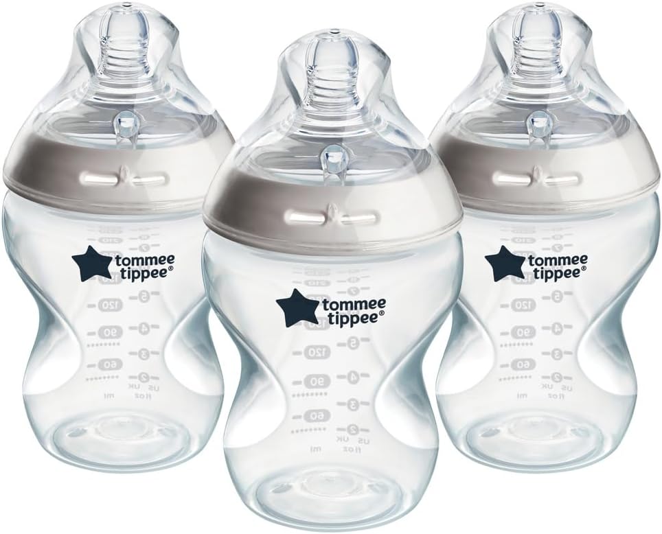 Tommee Tippee Natural Start Anti-Colic Baby Bottle, 3x260 ml, 0m+