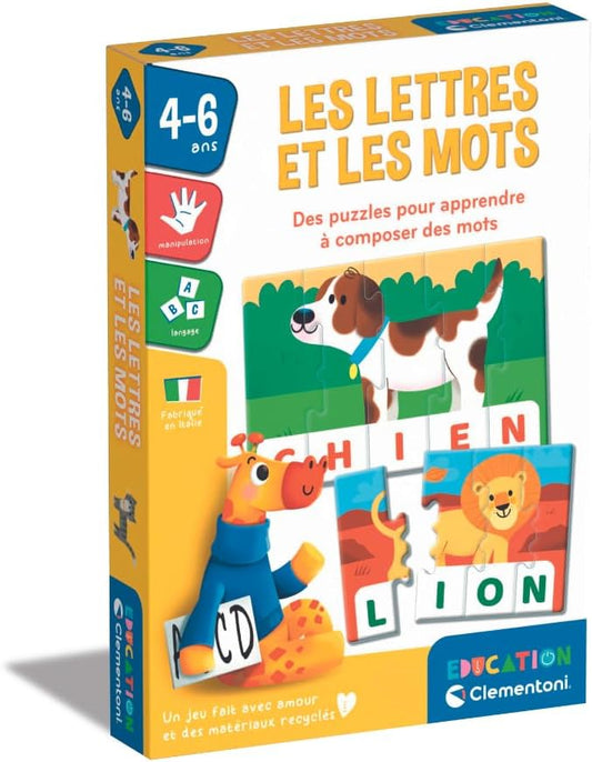 Clementoni Letters and Words, Contains 16 Puzzles