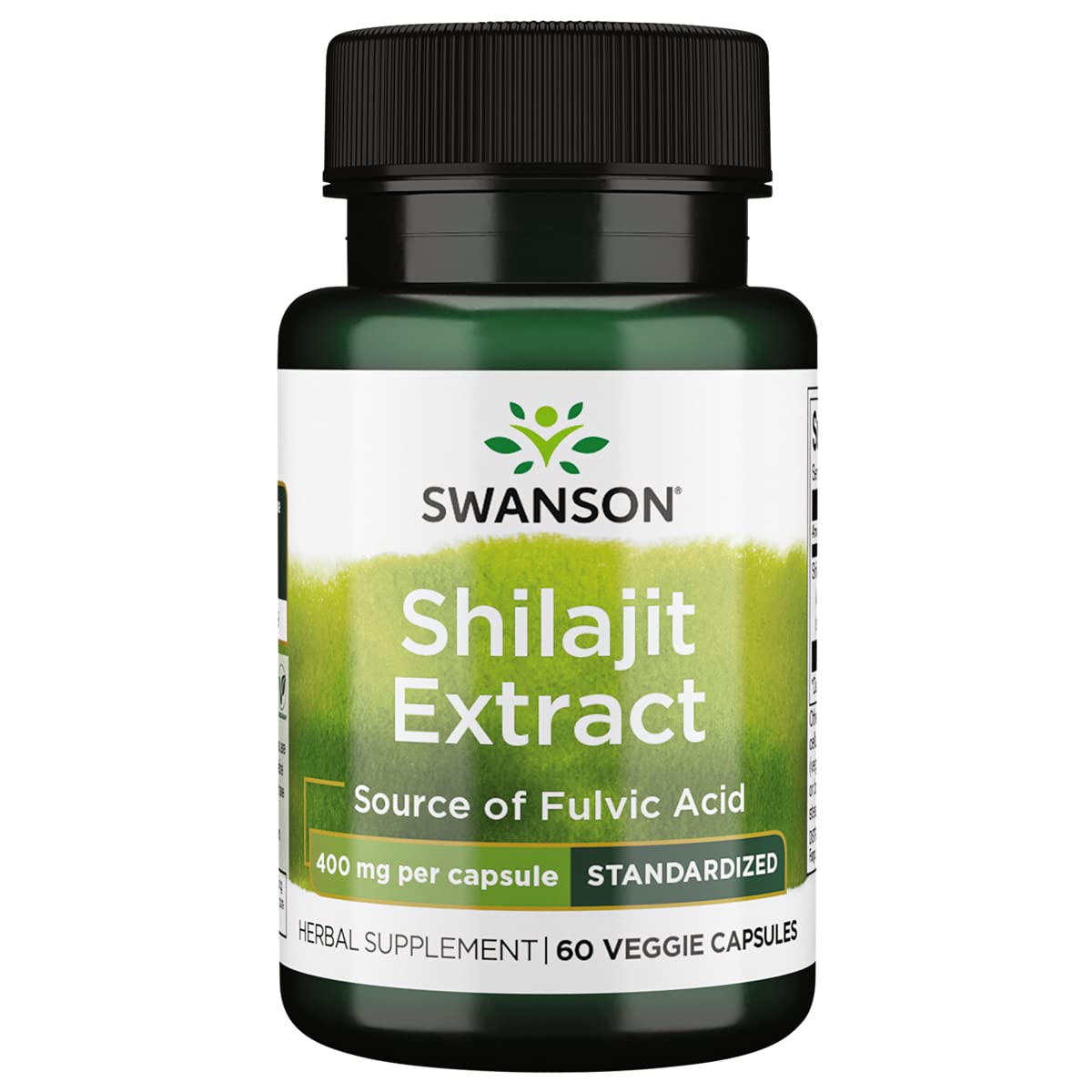 Swanson Shilajit Extract 400 mg 60 Veg Capsules