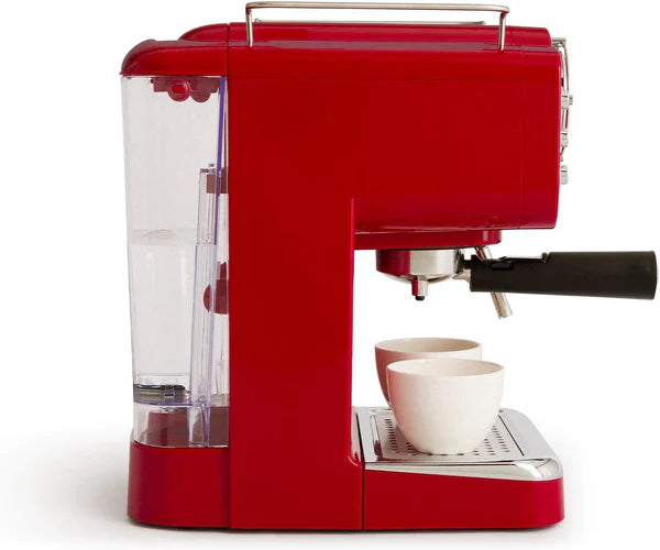 CREATE Thera Retro, Espresso Coffee Maker - Red