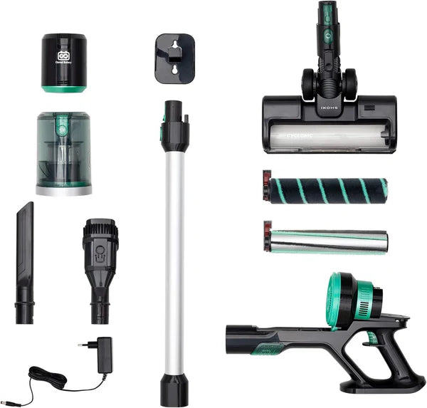 CREATE Cordless DC-Flux 29.6 V Vacuum Cleaner With 8 Accessories