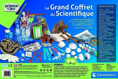 Clementoni - Science & Jeu - Le Grand Coffret du Scientifique