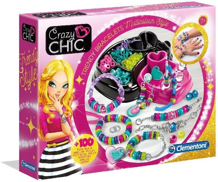 Clementoni, Crazy Chic, Trendy Bracelets craft toy for children