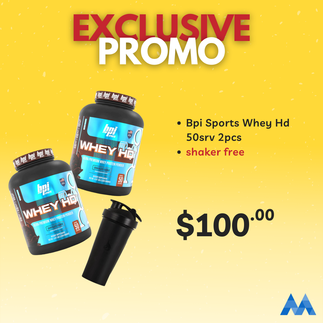 Bpi Sports Whey Hd 2pcs + Free Shaker