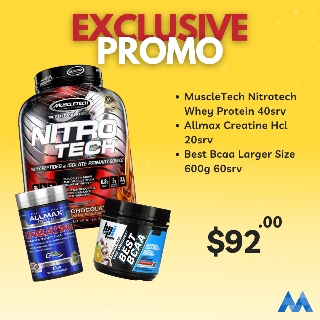 Nitrotech + Larger Best Bcaa + Creatine