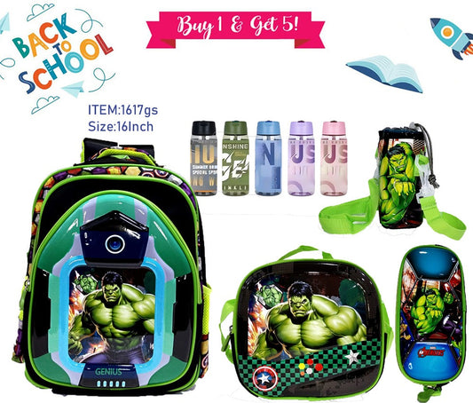 Character Backpack 41cm 5pcs Set