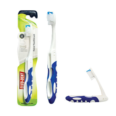 Cleo-Dent Kids Travel Medium Tooth Brush