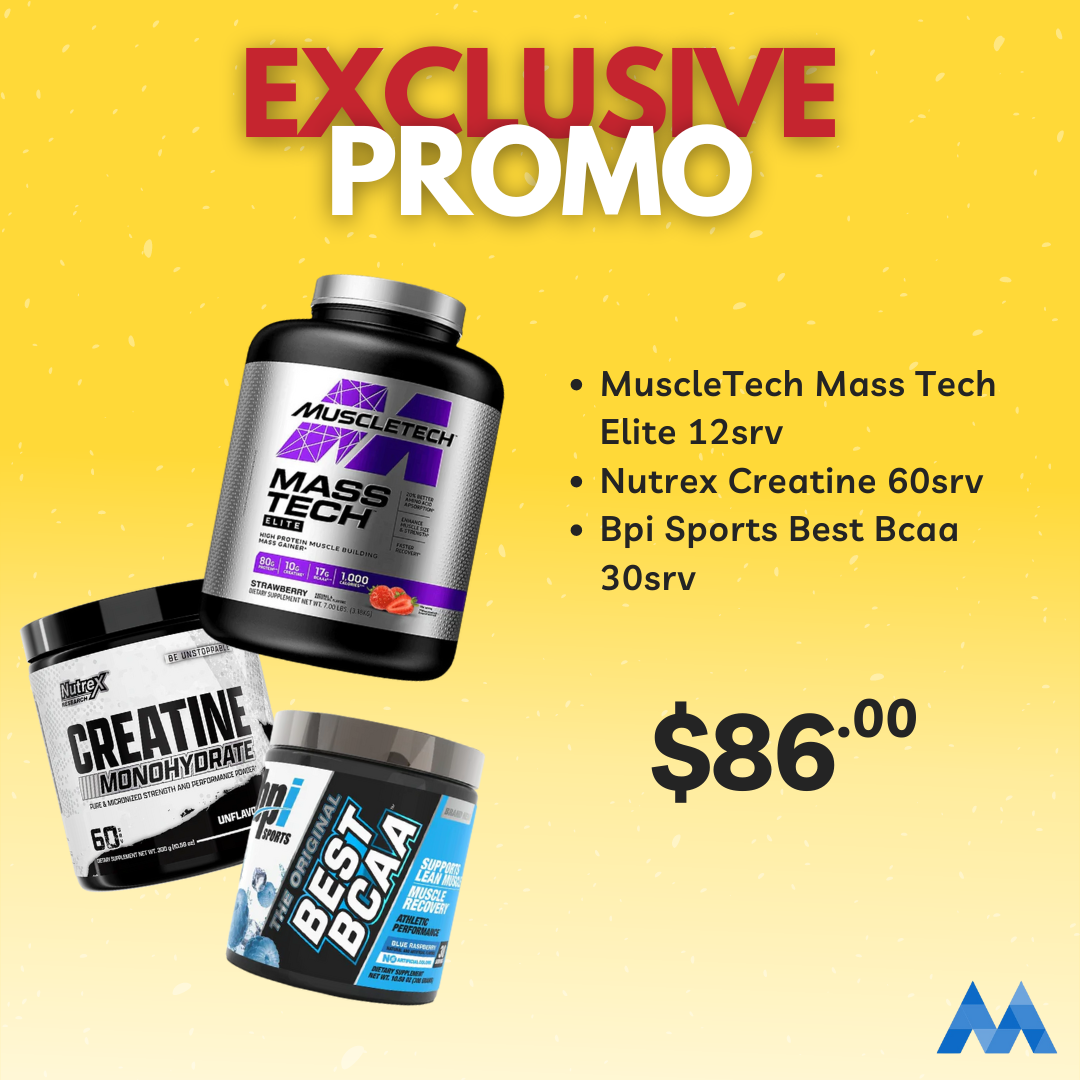 MassTech Elite + Creatine + Best Bcaa