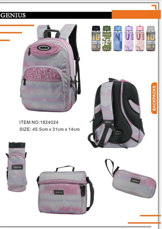 Backpack 45.5cm 5pcs Set