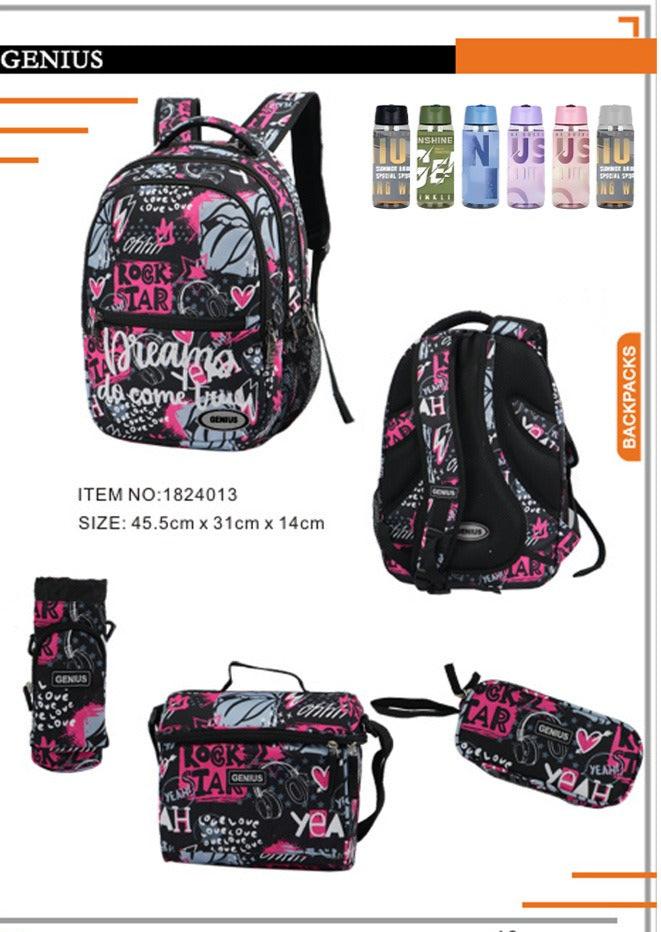 Backpack 45.5cm 5pcs Set